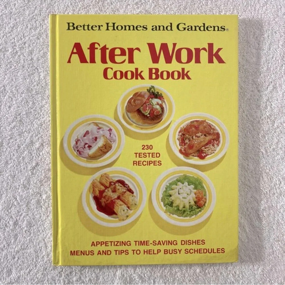 Vintage Better Homes And Garden Cook Books Microwave After Work Food Processor - Picture 10 of 16